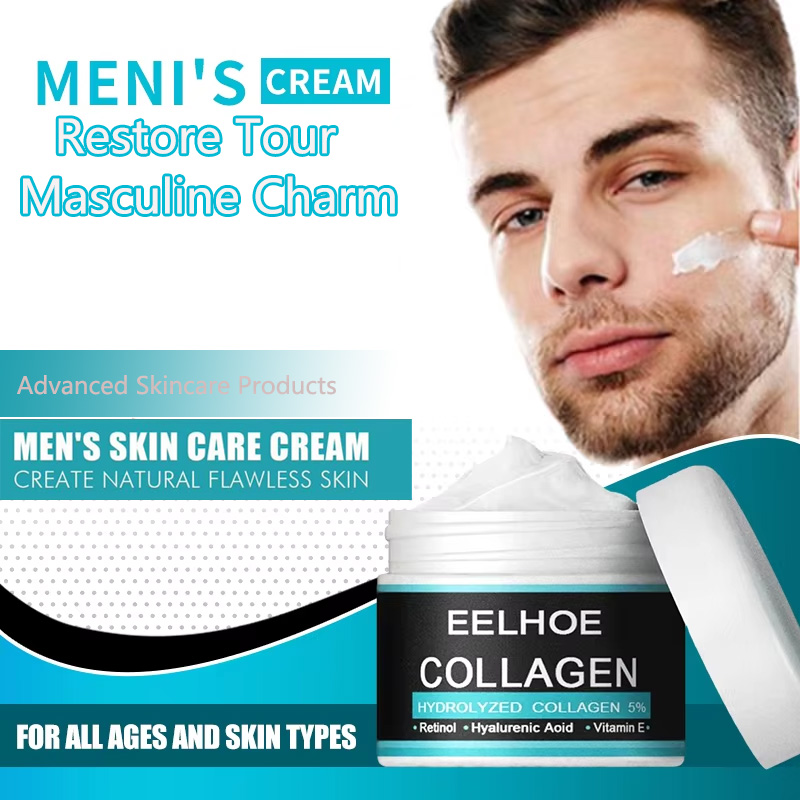 Retinol Vitamin A Cream - 남성용 콜라겐 크림 부드러운 주름 젊은