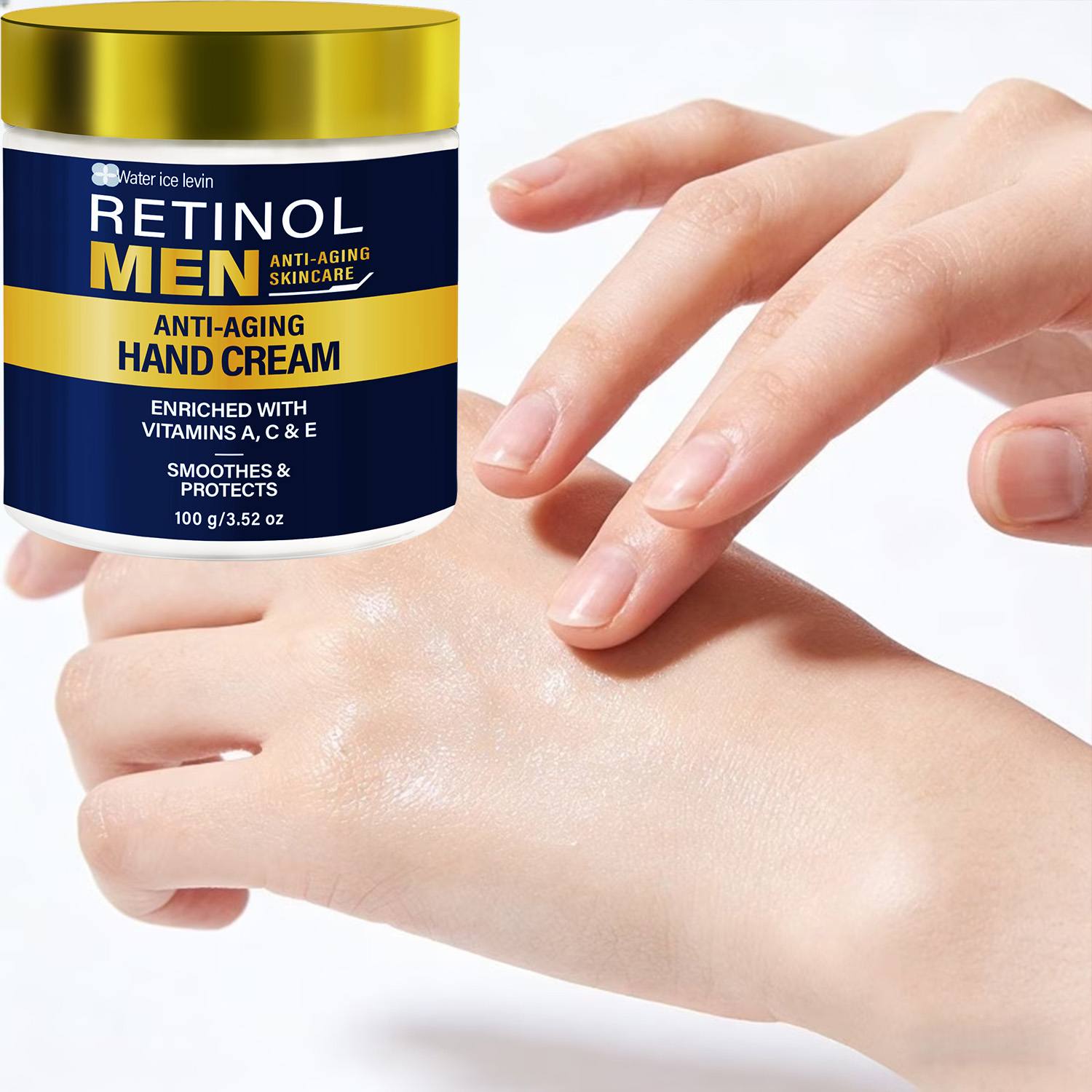 워터 아이스 레빈 레티놀 남성용 안티에이징 핸드 크림  - Retinol Vitamin A Cream 리뷰 및 가격