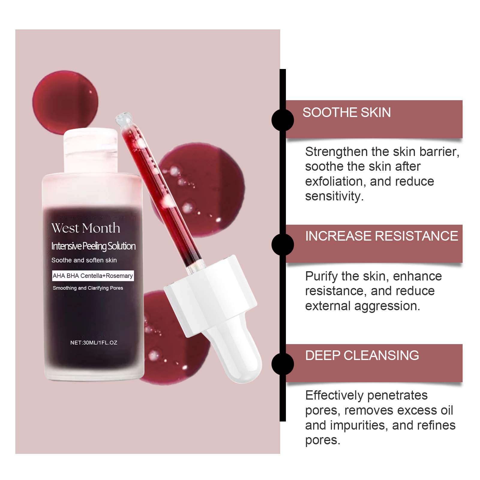 필링 페이스 세럼 과일 산 AHA BHA 안티 여드름  - Skincare Salicylic Acid 리뷰 및 가격